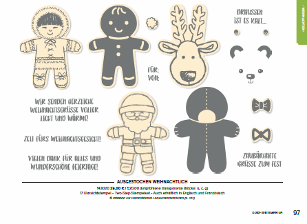 ausgestochen weihnachtlich